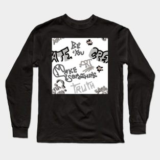 Maker Space All-Over Graffiti Long Sleeve T-Shirt